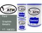 Preview: Ford, Graphite Metallic, YT / M6353: 500ml Lackdose + 500ml Klarlack + 250ml Härter - Set, von ATW Autoteile West.